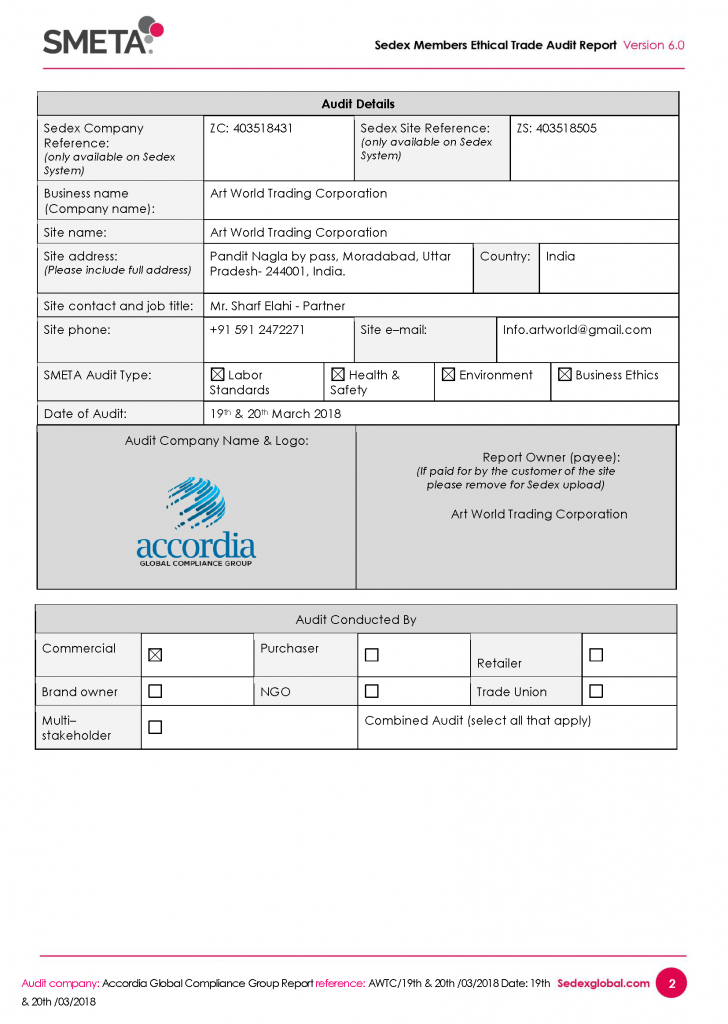 Art World Trading Corporation_SMETA 4 Pillar Report 2018_Page_02